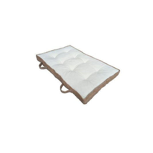 Jute-Alg Cushion 120X80X10 cm - Ecru