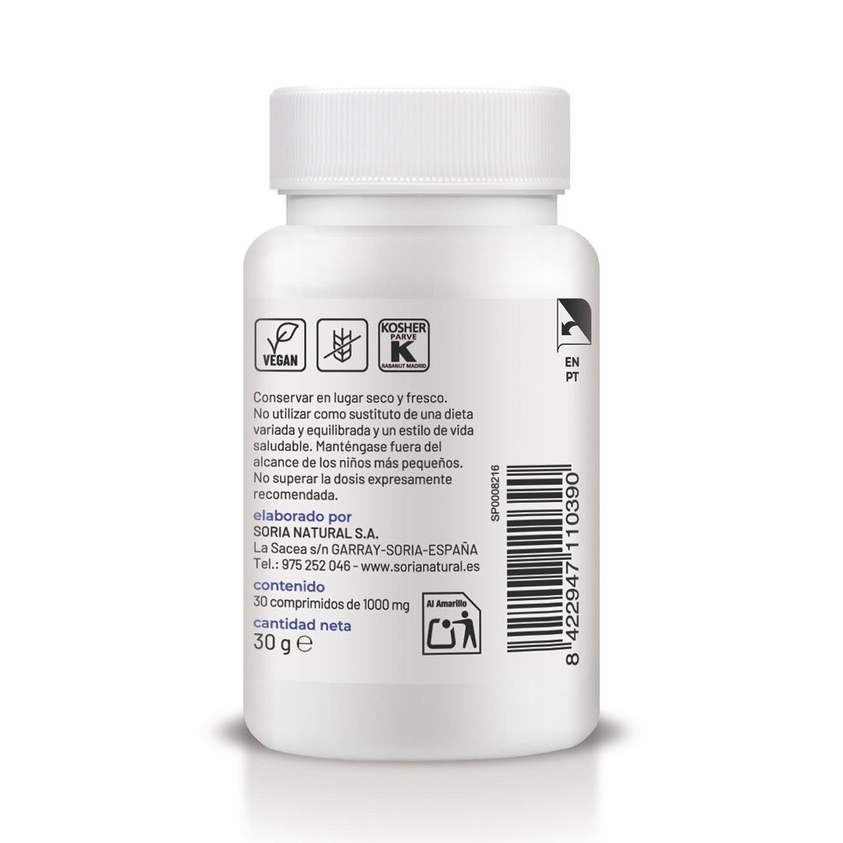 Vitamin B3 Lib. Sostenida, Soria Natural, 30 Tabletten