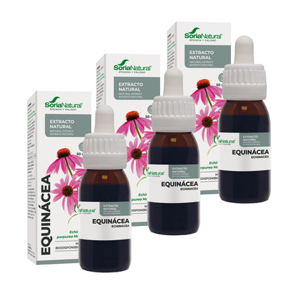 3-pack Soria Natural Echinacea-extrakt, 50 ml