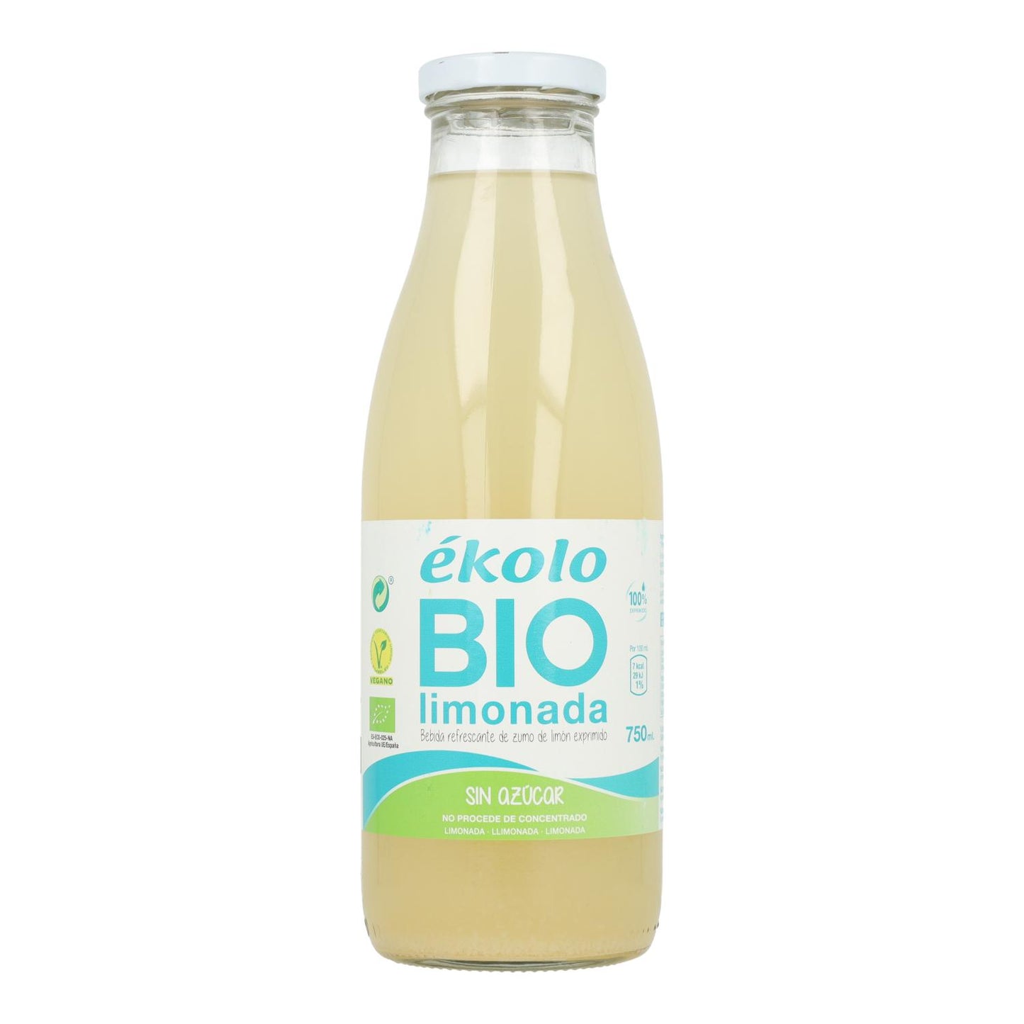 Ékolo Organic Sugar-Free Lemonade, 750 ml