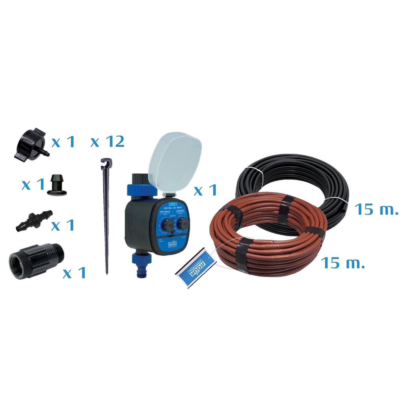 Bevattningskit för odlingsbord med programmerbar Aqua Control