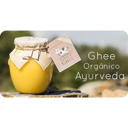 Golden Ghee Bio Mantequilla clarificada de Vaca Golden Ghee 370 ml