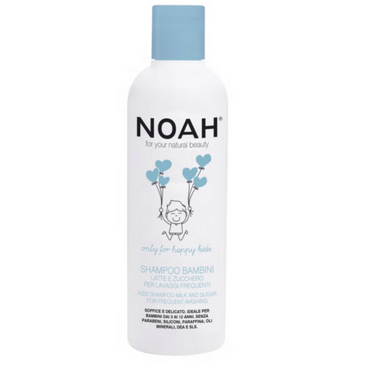 Noah milk and sugar shampoo for frequent washing, 250 ml