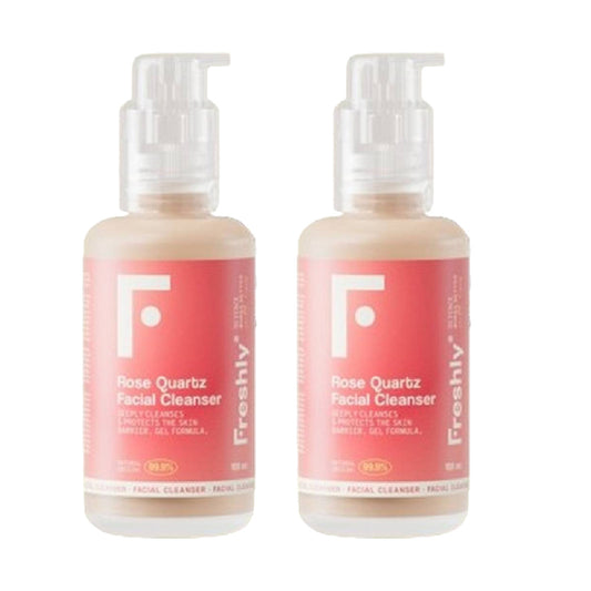 2x gezichtsreiniger Rose Quartz Freshly 200 ml