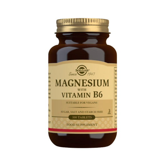 Magnesium med vitamin B6 - Solgar 250 tabletter