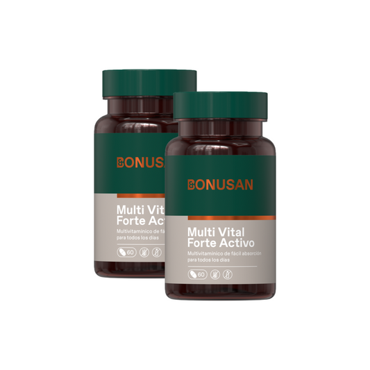 Pack of 2 Multivital Forte Activo, Bonusan, 60 tablets
