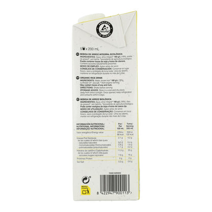 Zestaw 6 x  Napój z brązowego ryżu Soria Natural 1 l