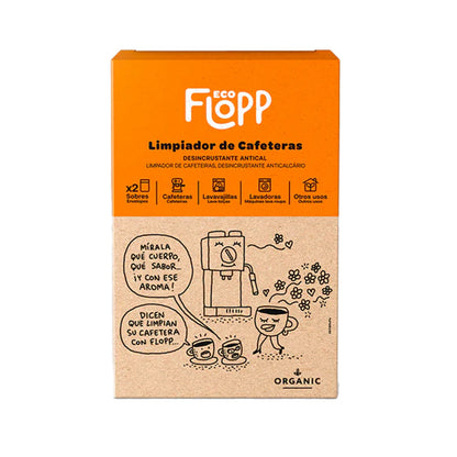 2er-Pack Kaffeemaschinenreiniger – 1 Etui mit 2 Beuteln Flopp