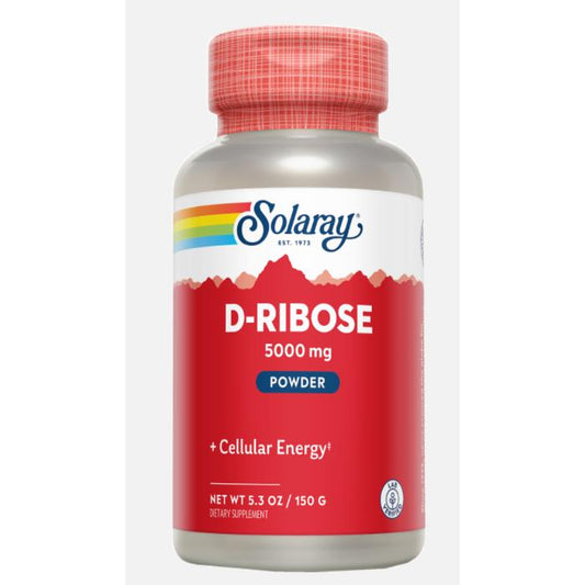 D-ribos 150 g Solaray, 30 doser