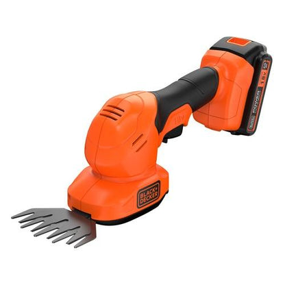 Zestaw nożyc do trawy + nożyc do żywopłotu z akumulatorem 18 V 2 Ah litowym Black+Decker BCSS18D1-QW