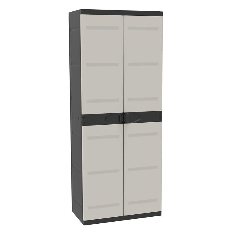 4-shelf cabinet 70 cm Titanium Plastiken Black (Refurbished)