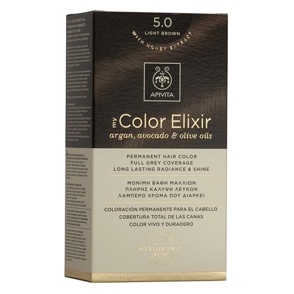 Haarfarbe My Color Elixir N5.0 Kastanienbraun Apivita