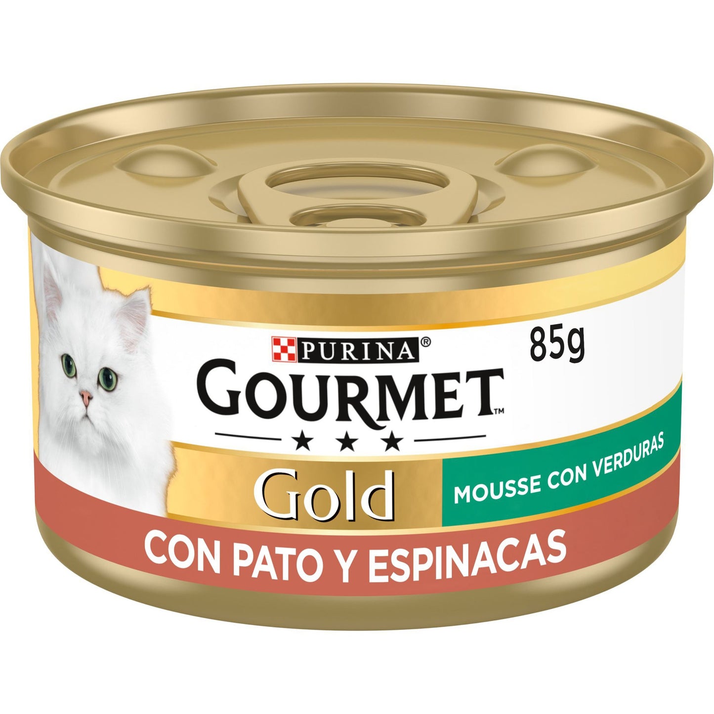 GOURMET GOLD Mousse Nourriture humide Canard & Épinards 85 g