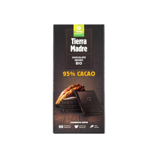 Fairtrade pure chocolade 95% BIO Tierra Madre Oxfam Intermón 80 g