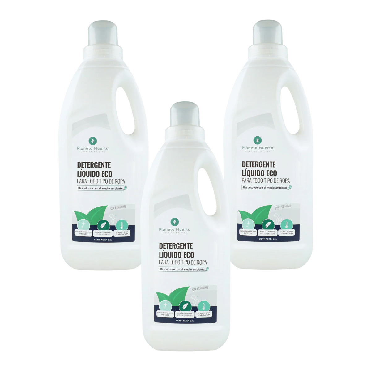 Packung 3xFlüssigwaschmittel ECO Unscented Planet Orchard 1,5 Liter