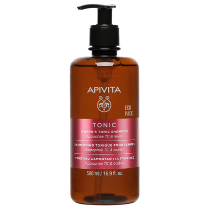 Versterkende shampoo voor vrouwen tegen haaruitval - ECOPACK APIVITA, 500 ml