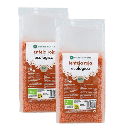 Opakowanie 2x Soczewica czerwona ECO Planeta Huerto 500 g