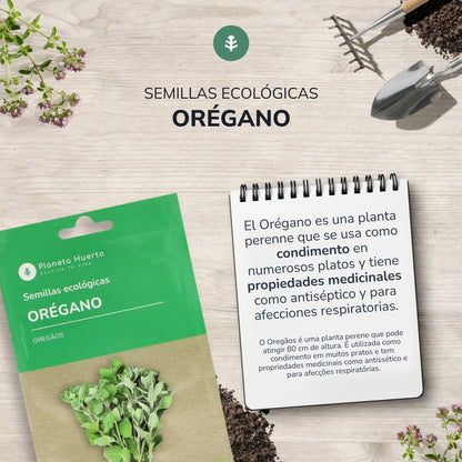 Semi di origano biologico Planeta Huerto