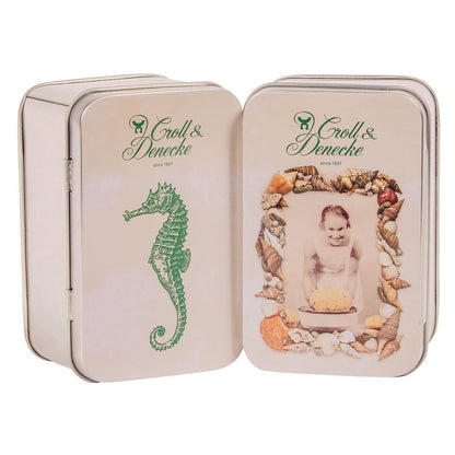 Zinkzeepdoosje Croll&Denecke 9,5x6x4,5cm