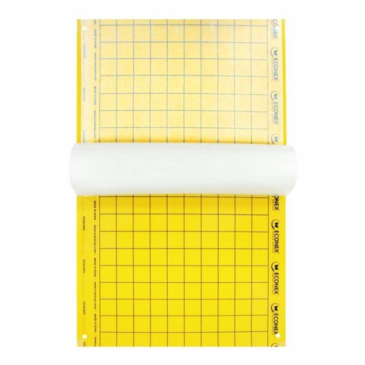 Piège chromatique jaune pour mouches blanches et pucerons Econex 40 x 25 cm