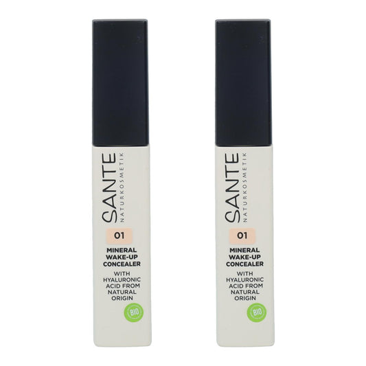 Pack 2x Correcteur minéral Wake-Up 01 Neutral Ivory Sante 8 ml