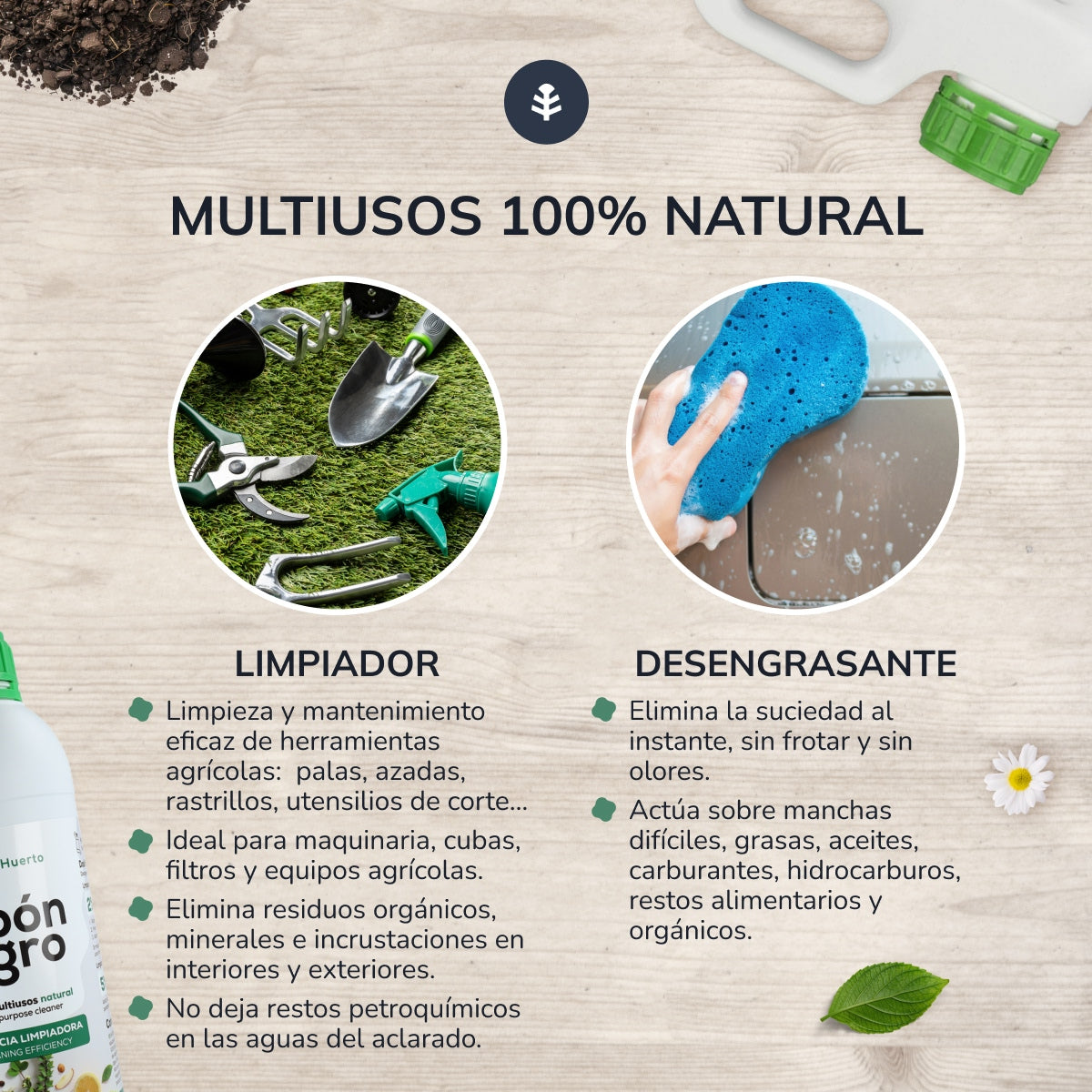 Sapone potassico Nero Planeta Huerto 5 L