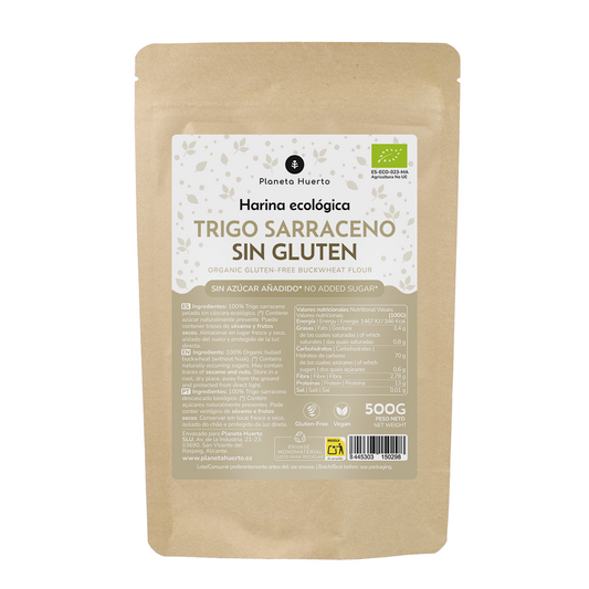 Farine de sarrasin sans gluten ECO Planeta Huerto 500g