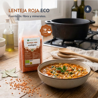 Röd lins ECO Planeta Huerto 500 g