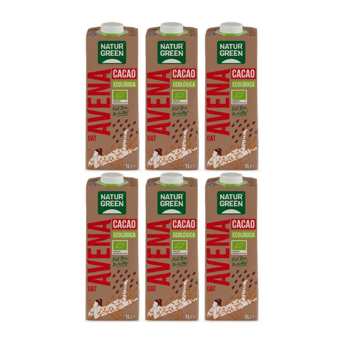 Zestaw 6 x Napój owsiany Choco NaturGreen 1 l