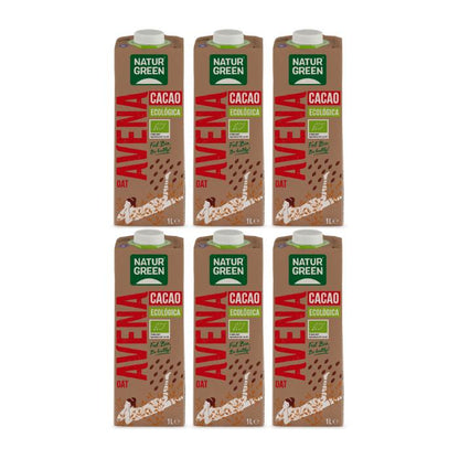 Zestaw 6 x Napój owsiany Choco NaturGreen 1 l