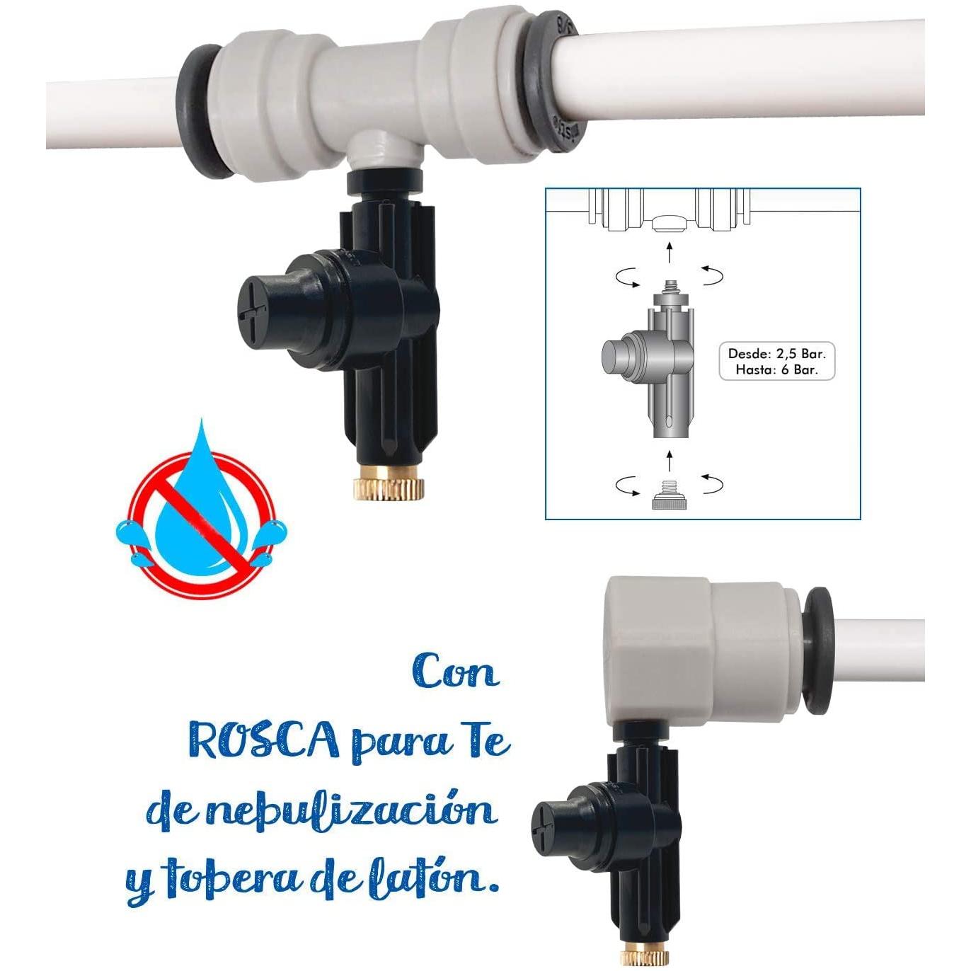 Válvula Antigoteo nebulización DripFresh