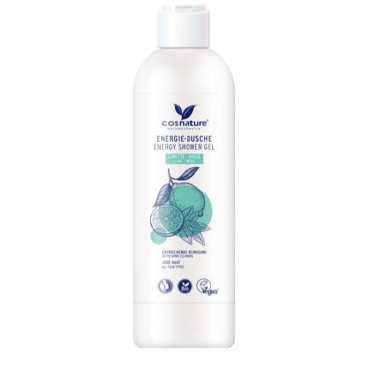 Duschgel med energi av mint & lime BIO Cosnature 250 ml