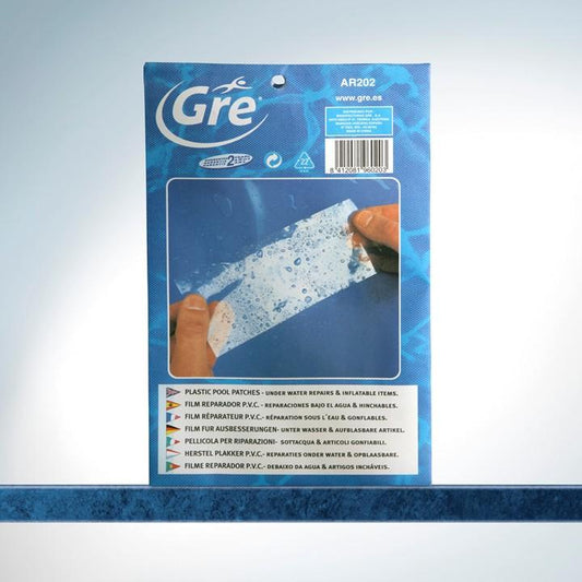 Kit of 5 flexible PVC repair films Gre