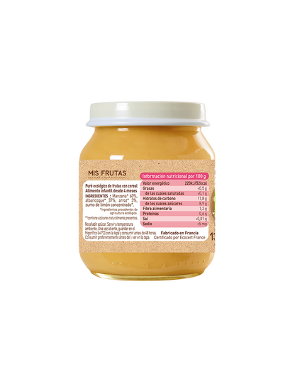 Petit pot de fruits aux céréales Babybio 130 g