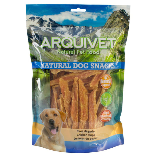 Natuurlijke snack voor honden Kipreepjes Arquivet  1 kg