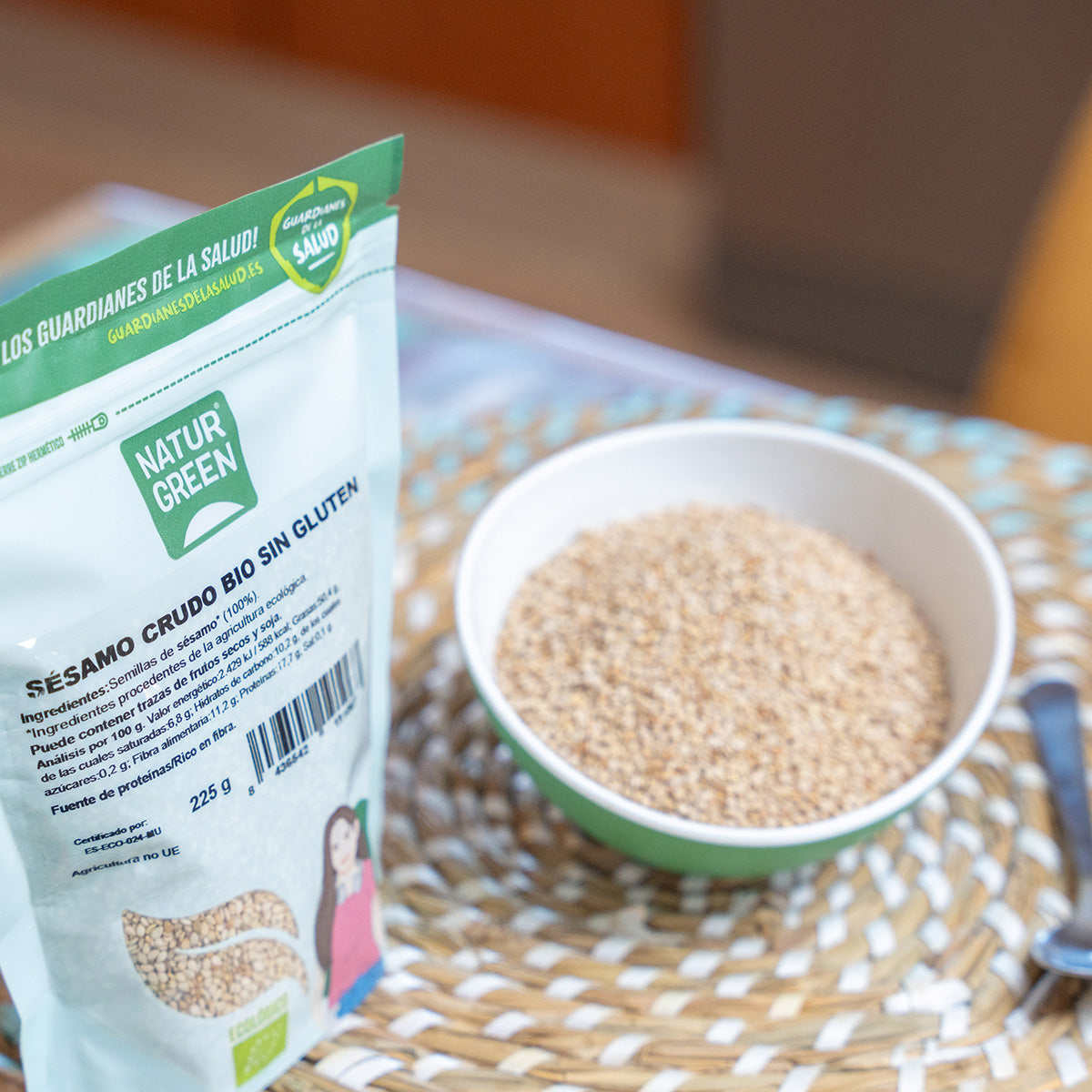 Naturgreen Organic Raw Sesame Seeds 225 g