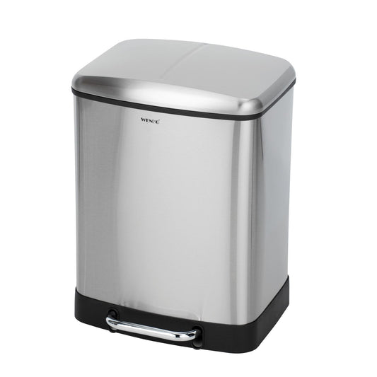 Edelstahl-Treteimer Easy Close Studio Duo, 2 x 20 l