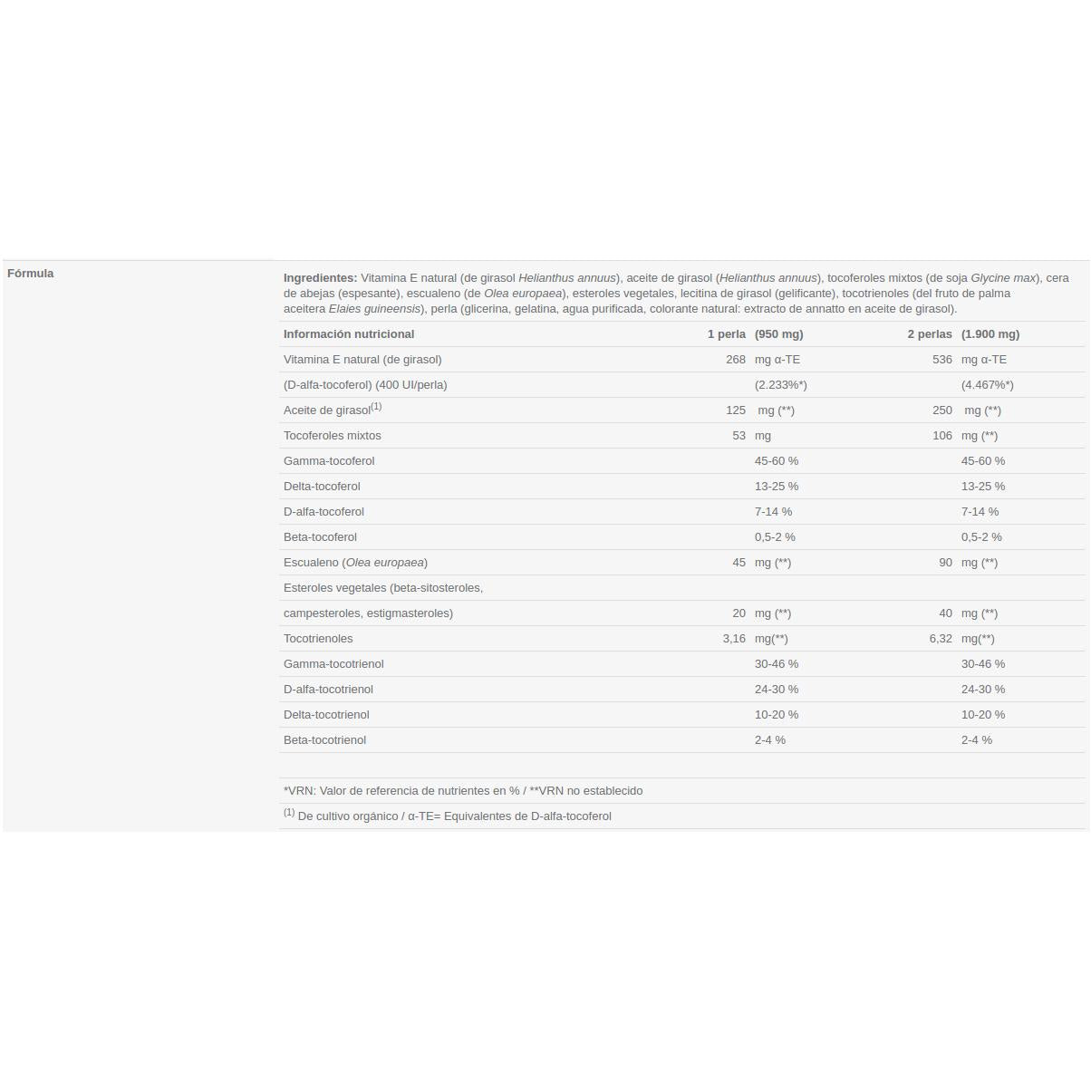 Vitamin E8 Sura Vitasan 60 capsules