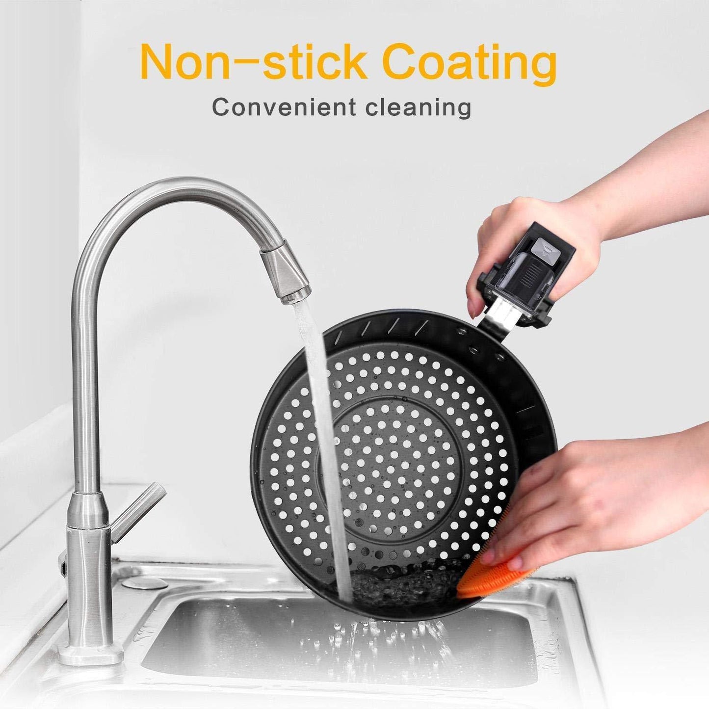 Ölfreie Heißluftfritteuse 3,2 l 1400 W BPA-frei