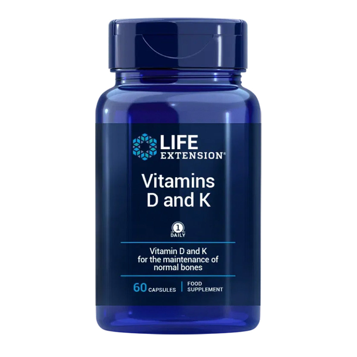 Vitaminen D & K, Life Extension 60 capsules