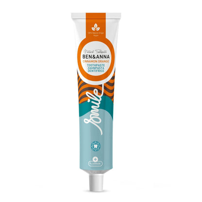 Tandpasta kaneel en sinaasappel met fluoride Ben & Anna tube 75 ml