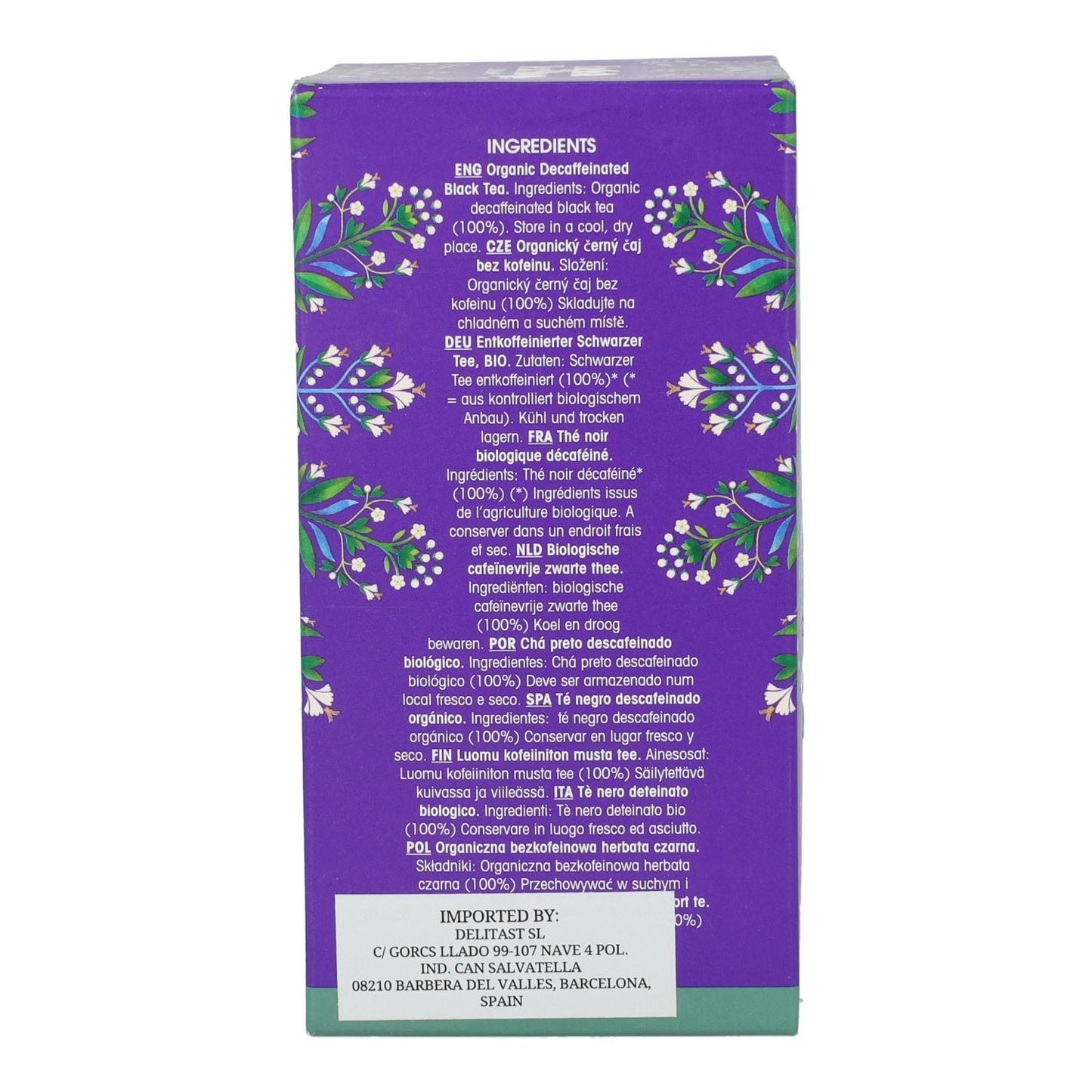 Bezkofeinowa angielska herbata Breakfast Tea Shop 40 g