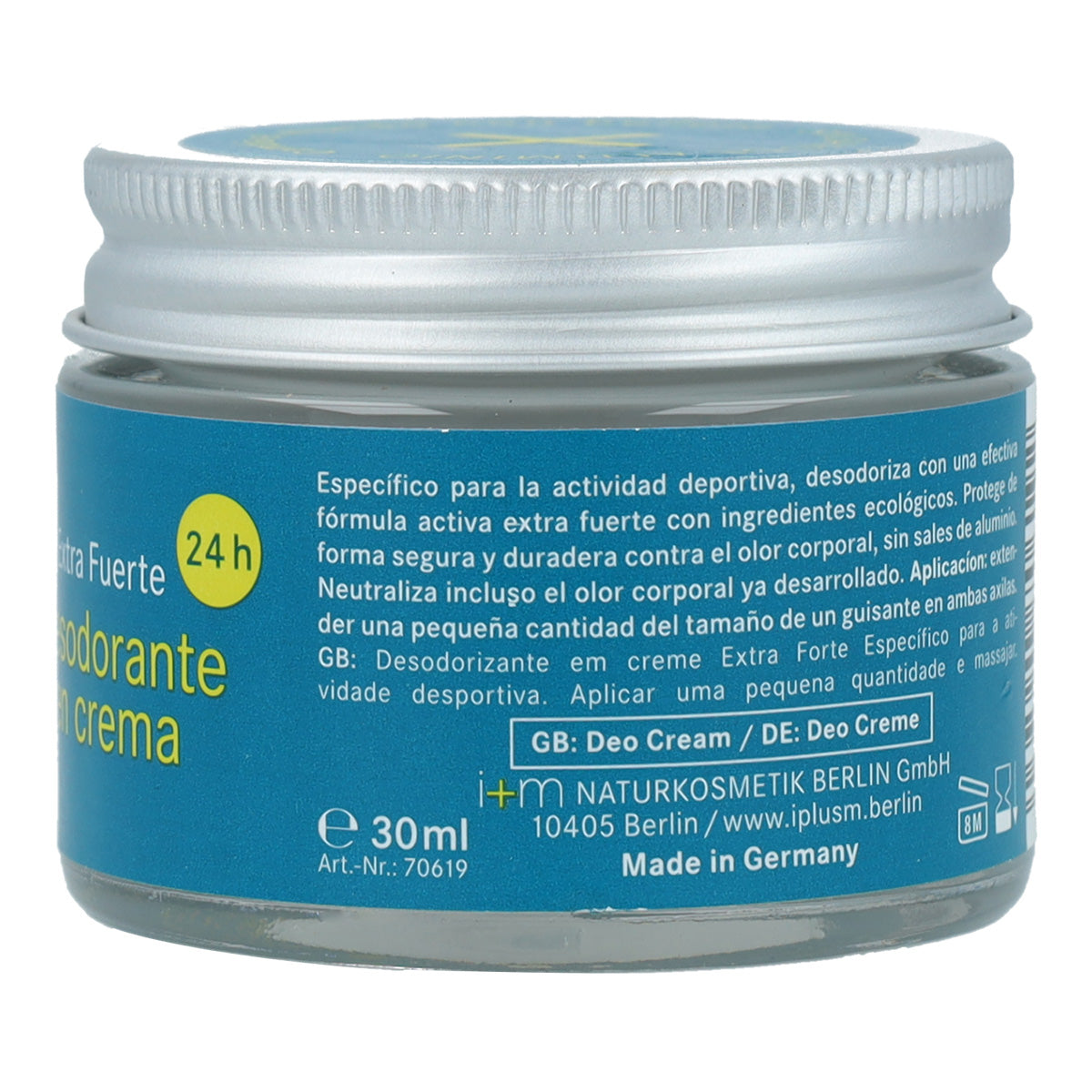 Deodorante in crema Extra Forte i+m Naturkosmetik 30 ml