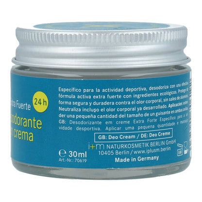 Deodorante in crema Extra Forte i+m Naturkosmetik 30 ml