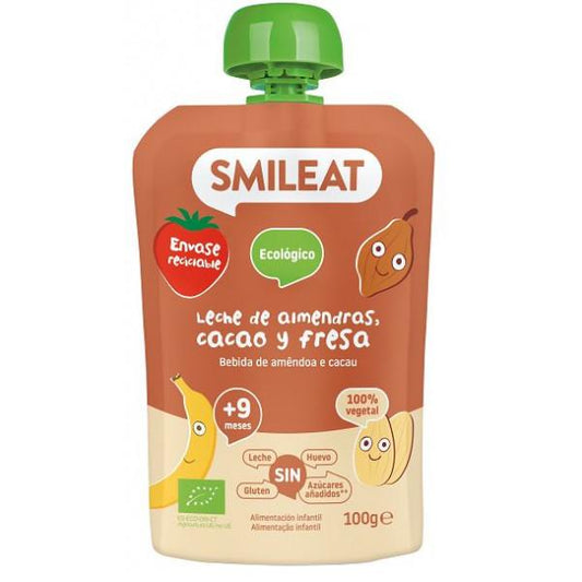 Pouch Amande, cacao et fraise ECO Smileat, 100 g