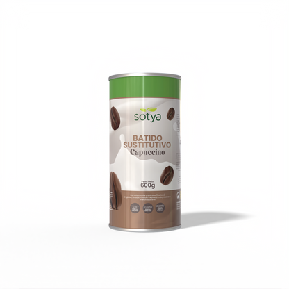 Verzadigende cappuccino-shake van Sotya, 700 g