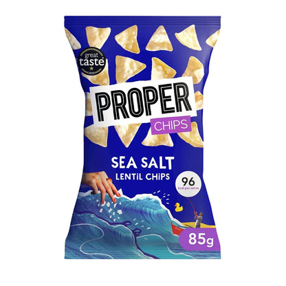 Nachos di lenticchie con sale marino Proper 85 g
