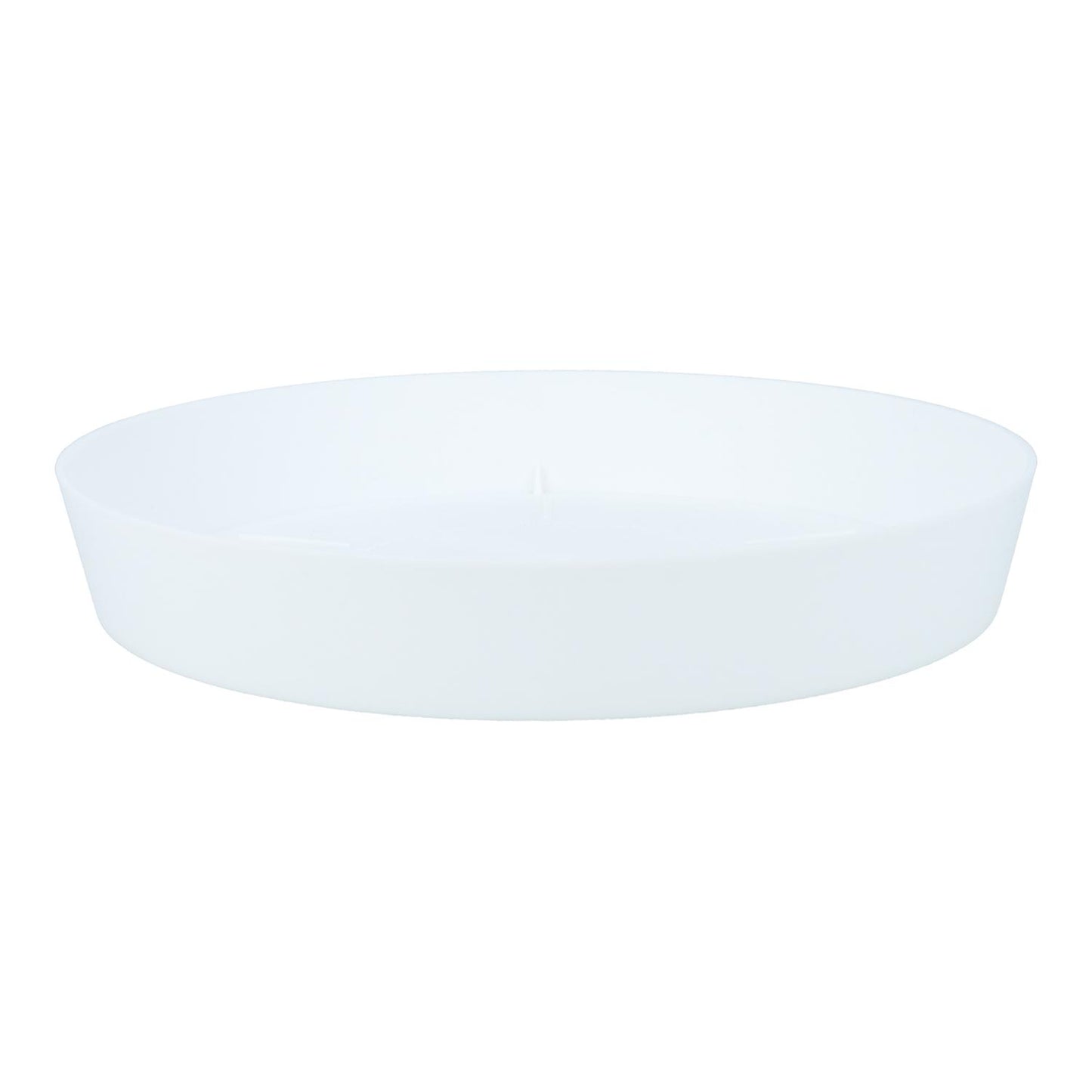 Assiette pot de fleurs Tes blanche D 14 x 2