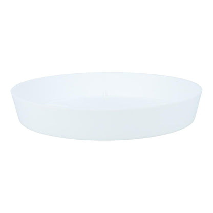 Assiette pot de fleurs Tes blanche D 14 x 2