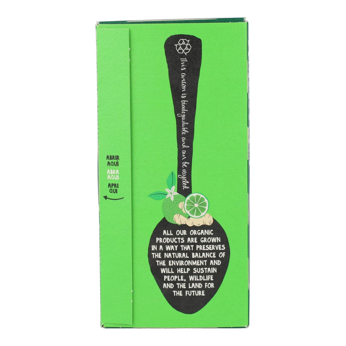 Té Verde Lima y Jengibre Bio Cupper 20 bolsitas